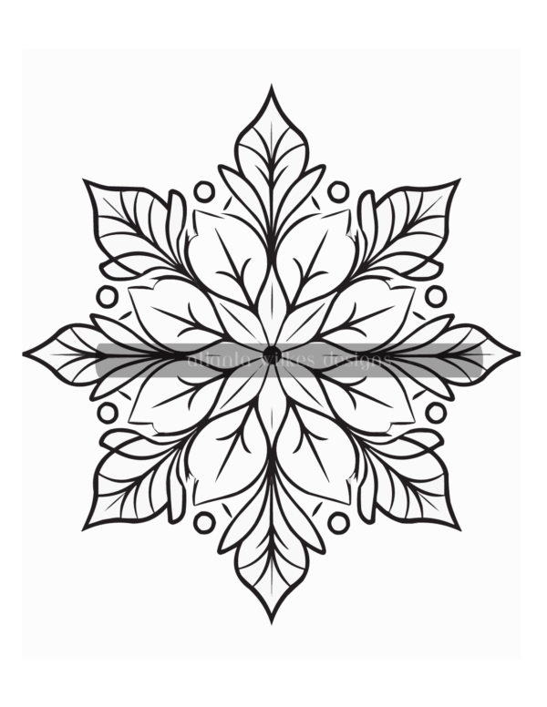 Simple Mandalas Volume #4 Coloring Book Download - Image 8