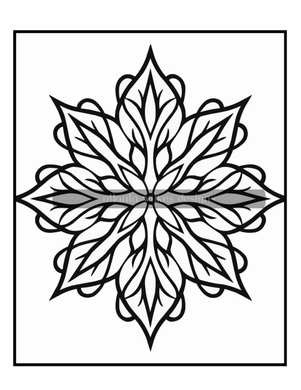 Simple Mandalas Volume #5 Coloring Book Download - Image 4