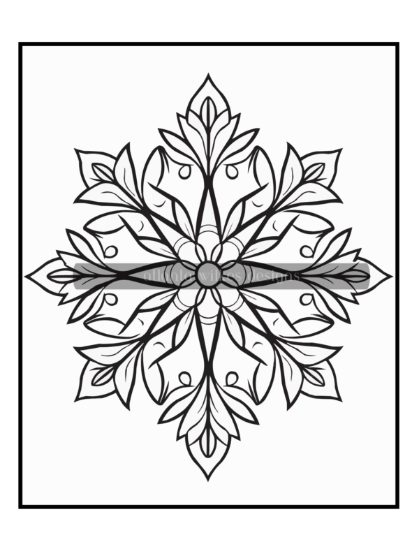 Simple Mandalas Volume #6 Coloring Book Download - Image 8