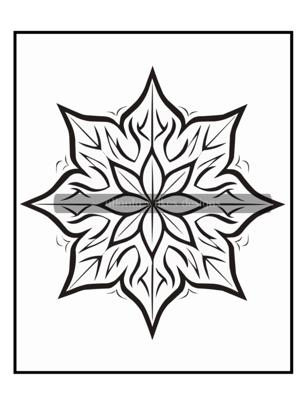 Simple Mandalas Volume #7 Coloring Book Download - Image 4