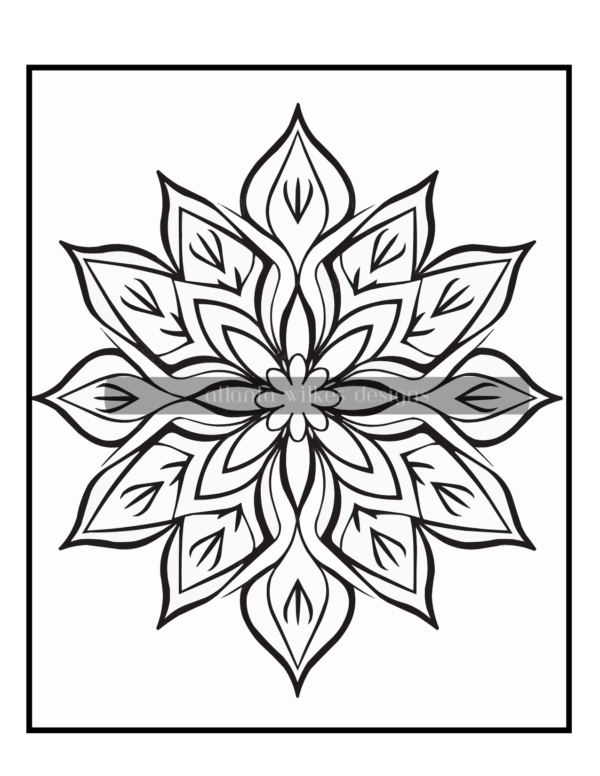 Simple Mandalas Volume #7 Coloring Book Download - Image 10