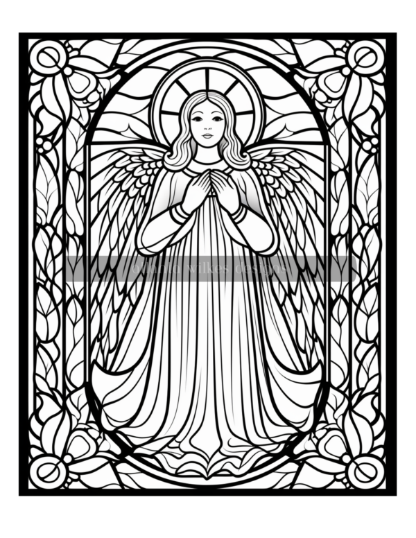 Easter Stained Glass Coloring Book Download - Image 7