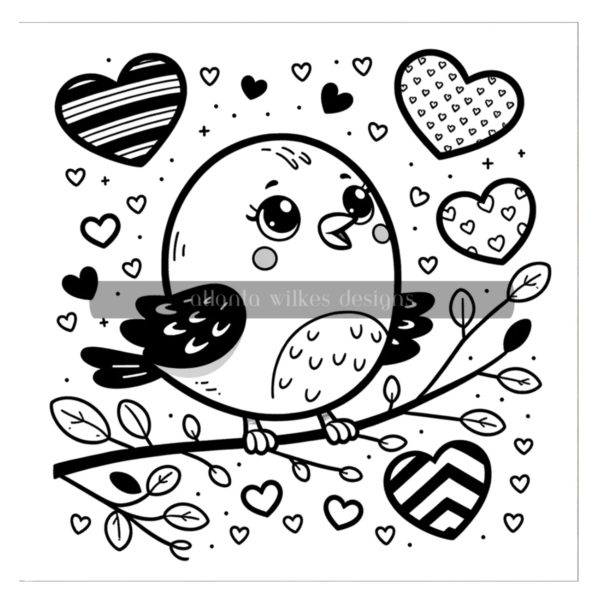 Valentine's Day Cuties Coloring Book Download - Image 7