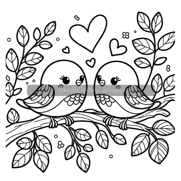 Valentine's Day Cuties Coloring Book Download - Image 9