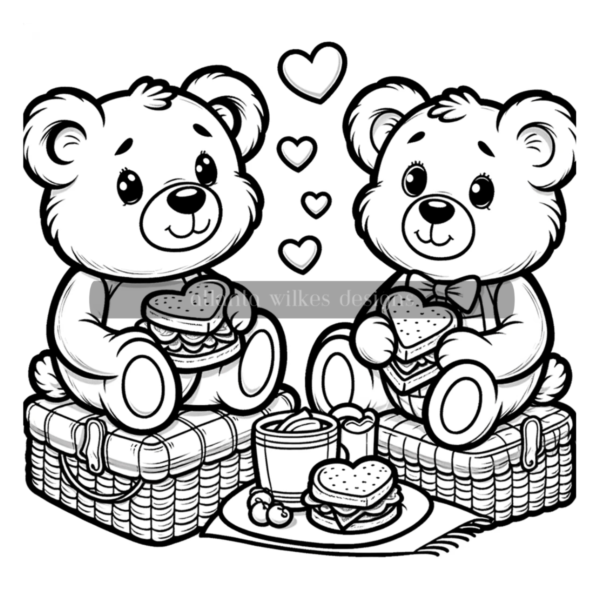 Valentine's Day Cuties Coloring Book Download - Image 3