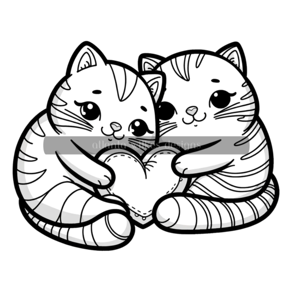 Valentine's Day Cuties Coloring Book Download - Image 4