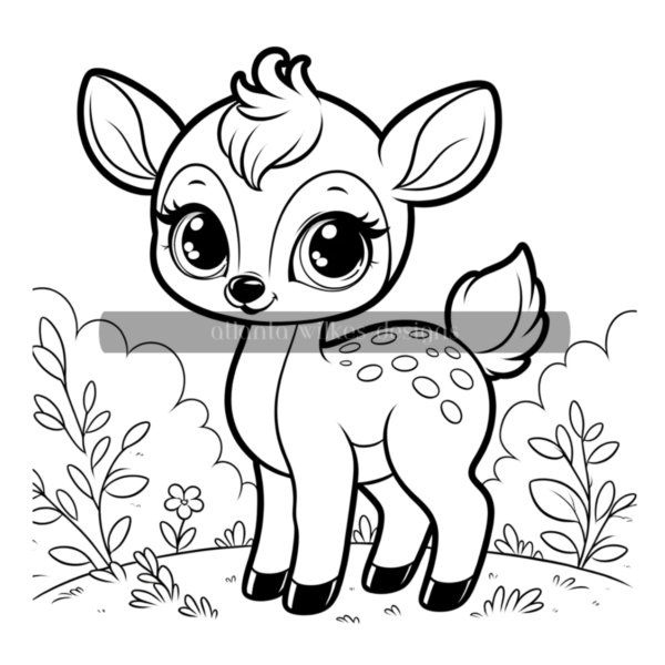 Woodland Animals Coloring Book Download - Image 8