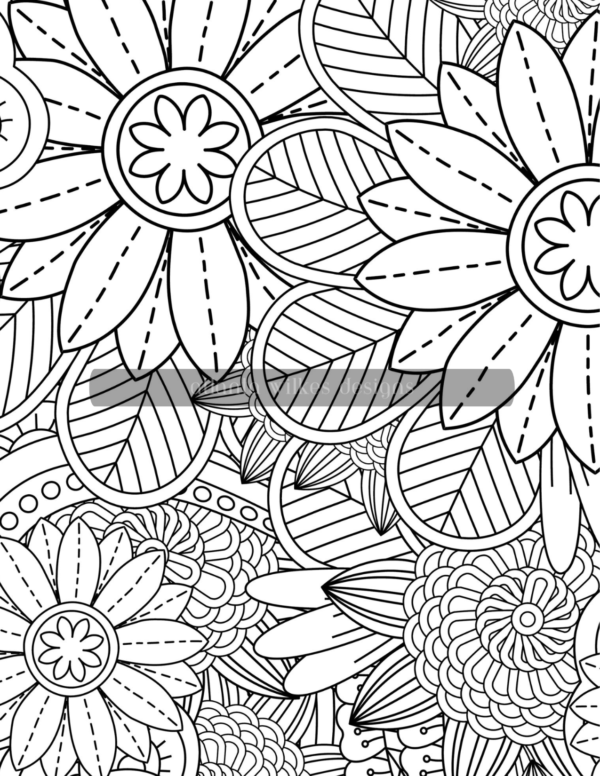 Blooming Blossoms 2 Coloring Book Download - Image 6