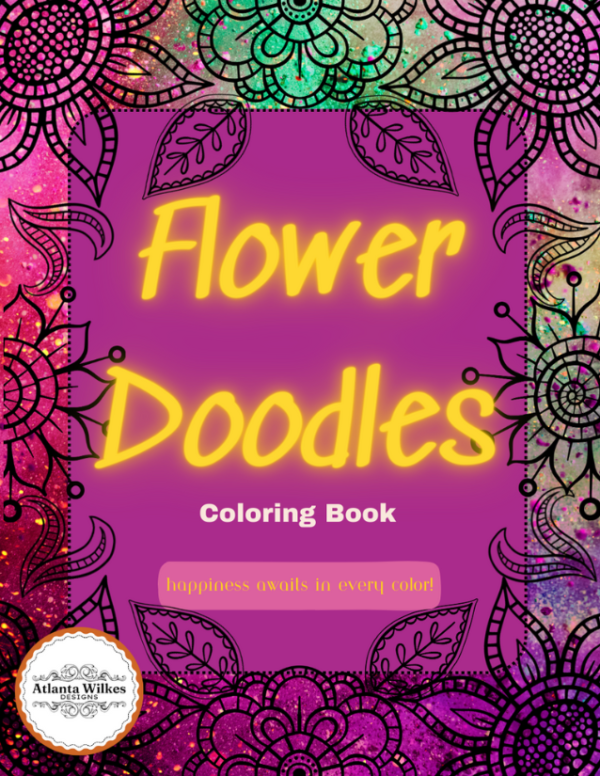 Flower Doodle Coloring Book Download