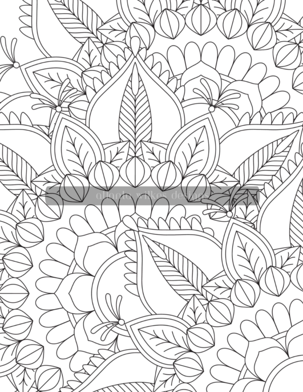 Mandala Madness Volume 1 Coloring Book Download - Image 9