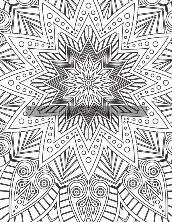 Mandala Madness Volume 1 Coloring Book Download - Image 5