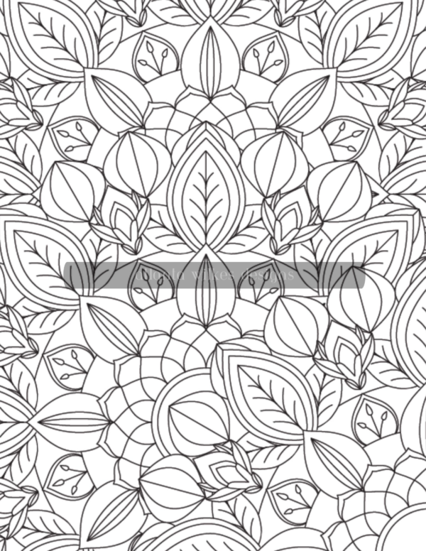 Mandala Madness Volume 1 Coloring Book Download - Image 3