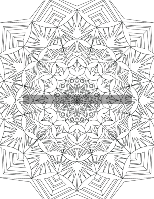 Mandala Madness Volume 3 Coloring Book Download - Image 7