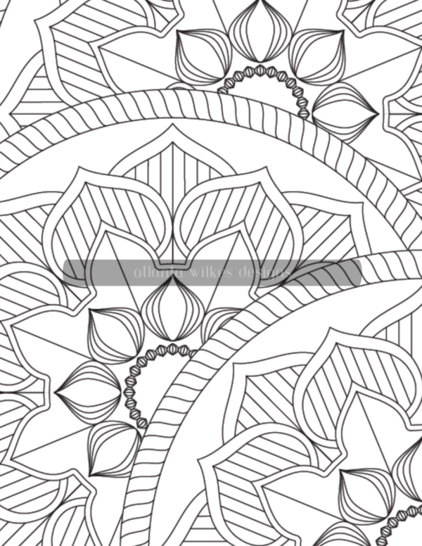 Mandala Madness Volume 3 Coloring Book Download - Image 8