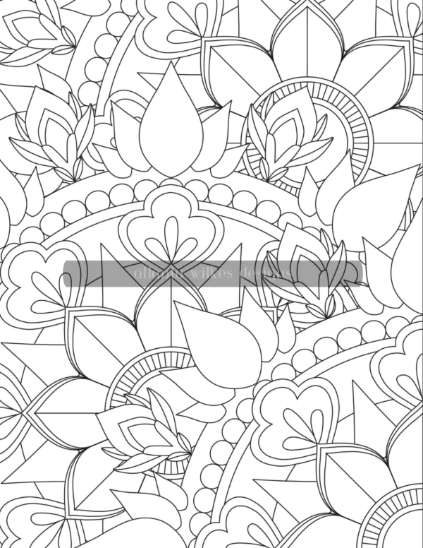 Mandala Madness Volume 3 Coloring Book Download - Image 9