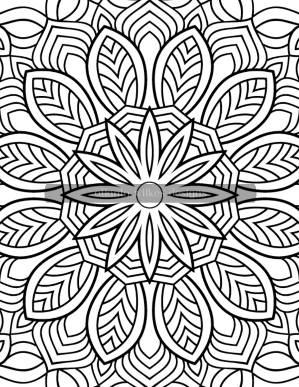 Mandala Madness Volume 3 Coloring Book Download - Image 10