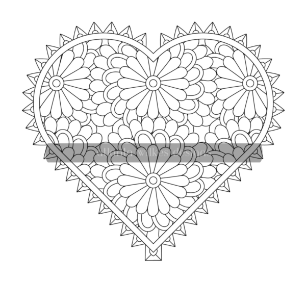 Love Mandalas Coloring Book Download - Image 8