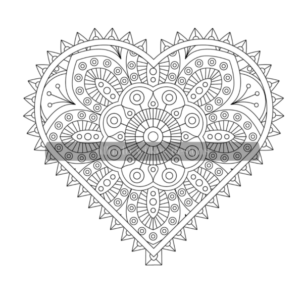 Love Mandalas Coloring Book Download - Image 10