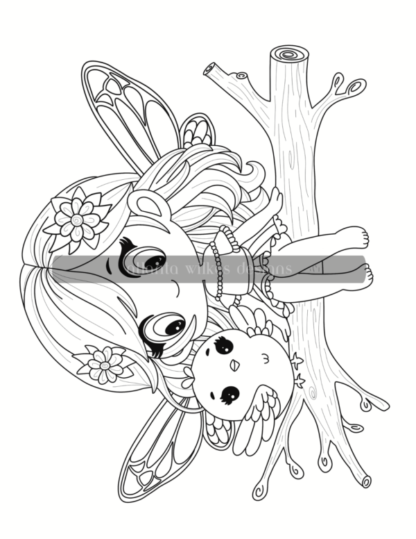 Felicia Fairy & Friends Coloring Book Download - Image 2