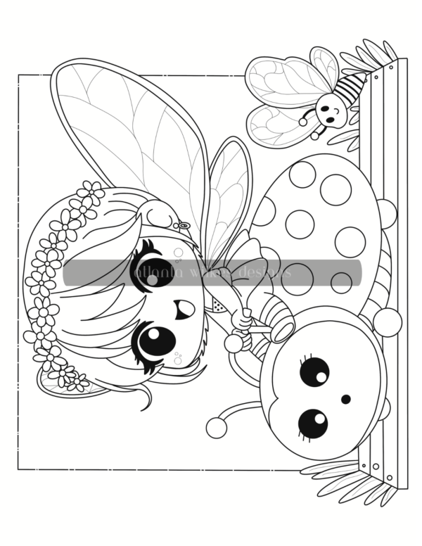 Felicia Fairy & Friends Coloring Book Download - Image 15