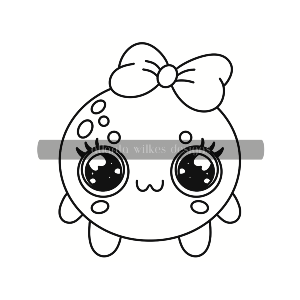 Creepy Cute Kawaii Bold and Easy Digital Download Coloring Book - Image 7