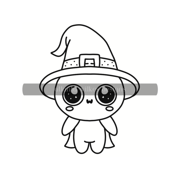 Creepy Cute Kawaii Bold and Easy Digital Download Coloring Book - Image 13