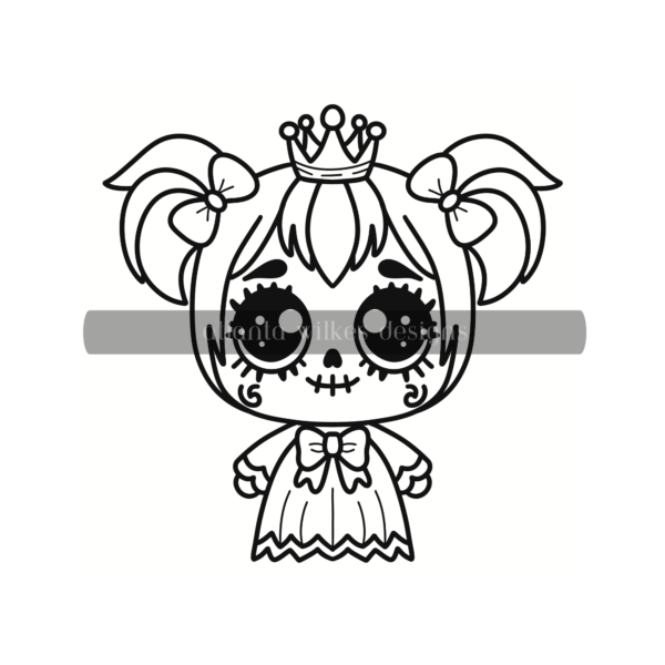 Creepy Cute Kawaii Bold and Easy Digital Download Coloring Book - Image 20