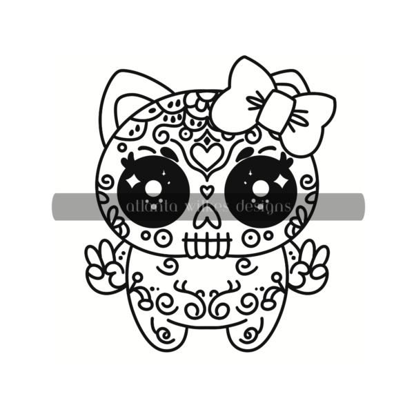 Creepy Cute Kawaii Bold and Easy Digital Download Coloring Book - Image 35