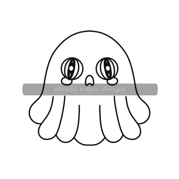 Creepy Cute Kawaii Bold and Easy Digital Download Coloring Book - Image 40