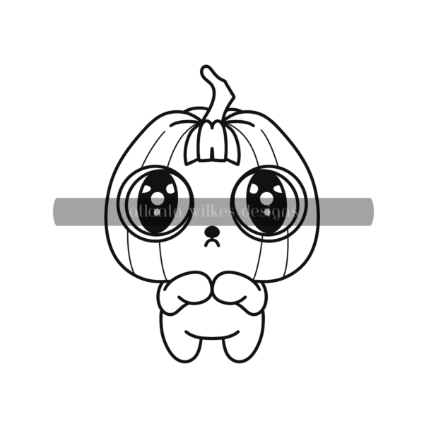 Creepy Cute Kawaii Bold and Easy Digital Download Coloring Book - Image 42