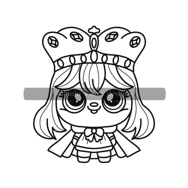 Cute Kawaii Bold and Easy Digital Download Coloring Book - Image 35