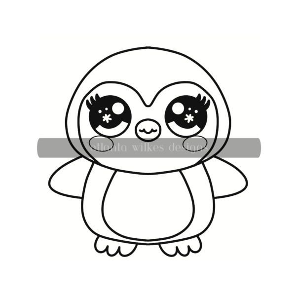 Cute Kawaii Bold and Easy Digital Download Coloring Book - Image 21