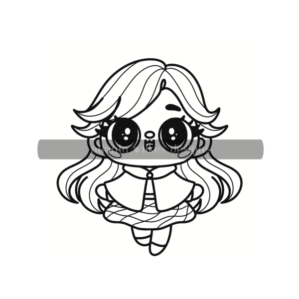 Cute Kawaii Bold and Easy Digital Download Coloring Book - Image 13