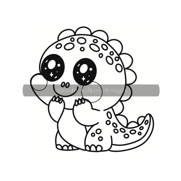 Cute Kawaii Bold and Easy Digital Download Coloring Book - Image 10