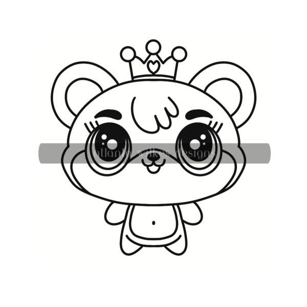 Cute Kawaii Bold and Easy Digital Download Coloring Book - Image 7