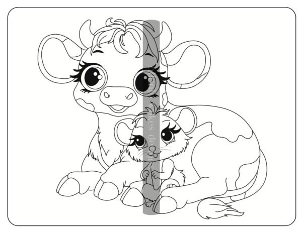 Farmer Mouse Digital Download Coloring Book - Image 8