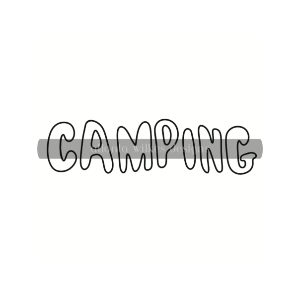 Camping Season Bold and Easy Digital Download Coloring Book - Image 21