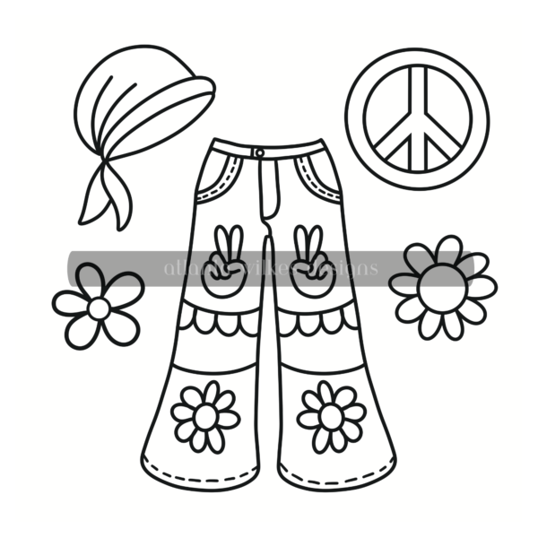 Doodle Delights Bold and Easy Digital Download Coloring Book - Image 2