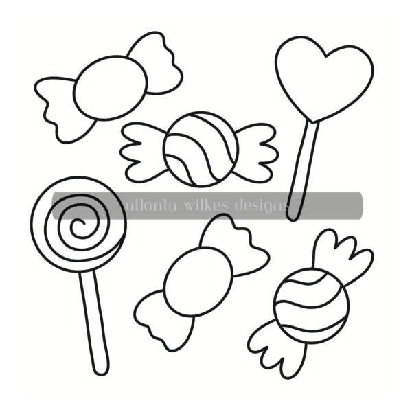 Doodle Delights Bold and Easy Digital Download Coloring Book - Image 3