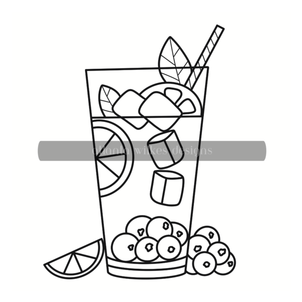 Summer Bold and Easy Digital Download Coloring Book - Image 13