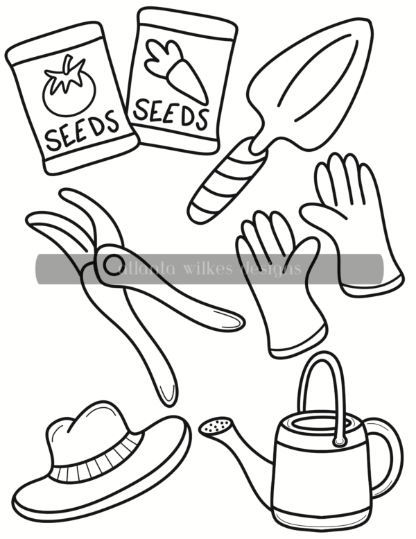 Take Your Pick Bold and Easy Digital Download Coloring Book - Image 17