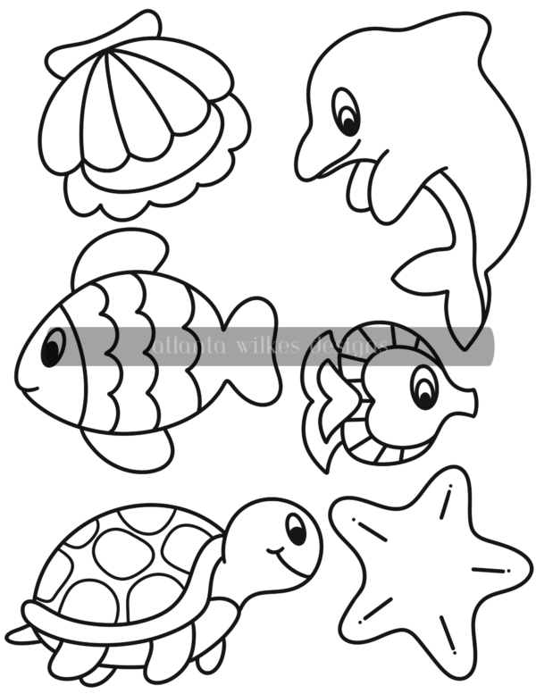 Take Your Pick Bold and Easy Digital Download Coloring Book - Image 3