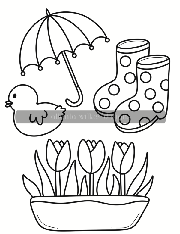 Take Your Pick Bold and Easy Digital Download Coloring Book - Image 32