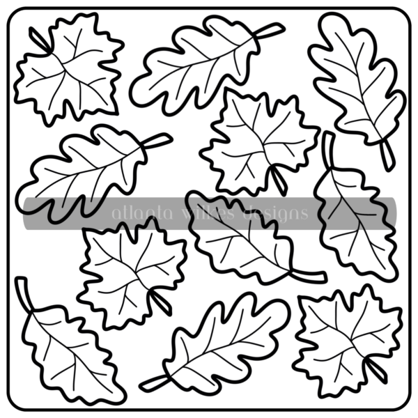 Autumn Whimsy Bold and Simple Full Digital Download Coloring Book - Image 40