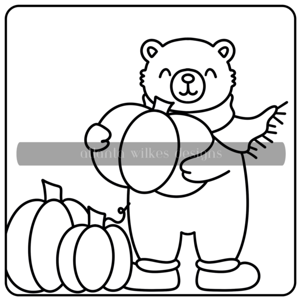 Fall Frolic Bold And Easy Full Digital Download Coloring Book - Image 18