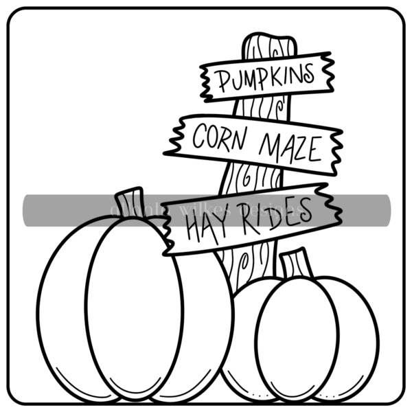 Fall Frolic Bold And Easy Full Digital Download Coloring Book - Image 32