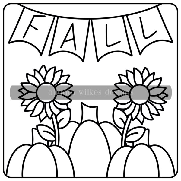 Fall Frolic Bold And Easy Full Digital Download Coloring Book - Image 33