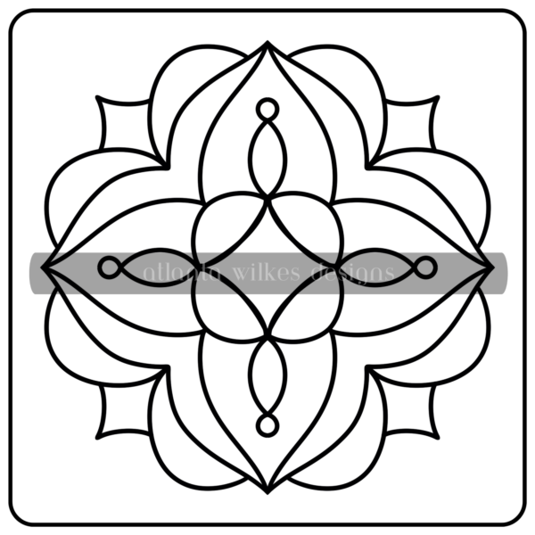 Mandalas Bold and Easy Digital Download Coloring Book - Image 35