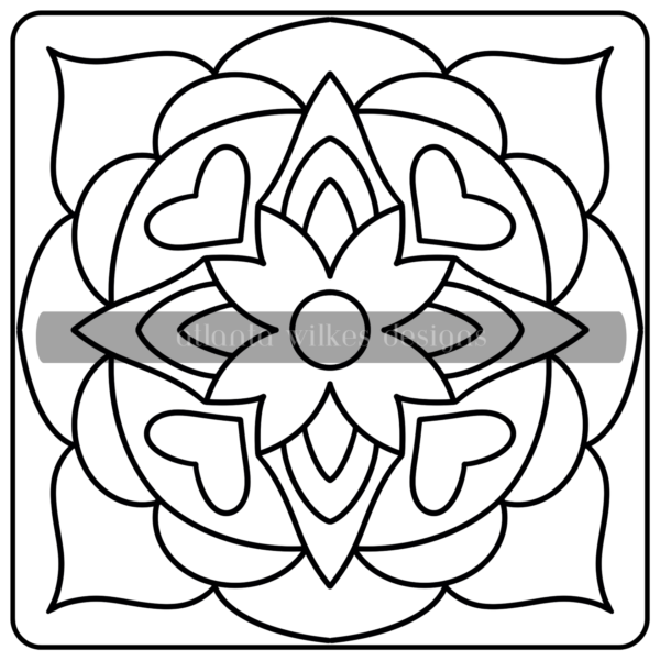 Mandalas Bold and Easy Digital Download Coloring Book - Image 34