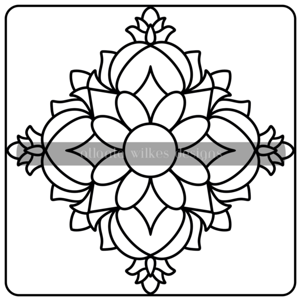 Mandalas Bold and Easy Digital Download Coloring Book - Image 33